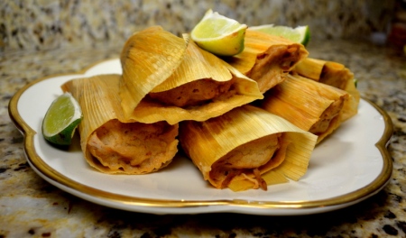 The finished tamales were best yet