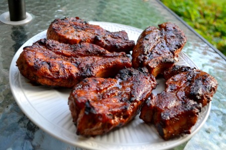 Delicious BBQ pork with itty bitty ribs